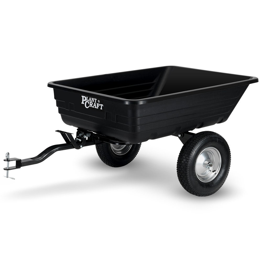 PLANTCRAFT Poly Dump Cart 272kg Load Heavy Duty Tipper Trailer 16 inch Tyres for Ride on