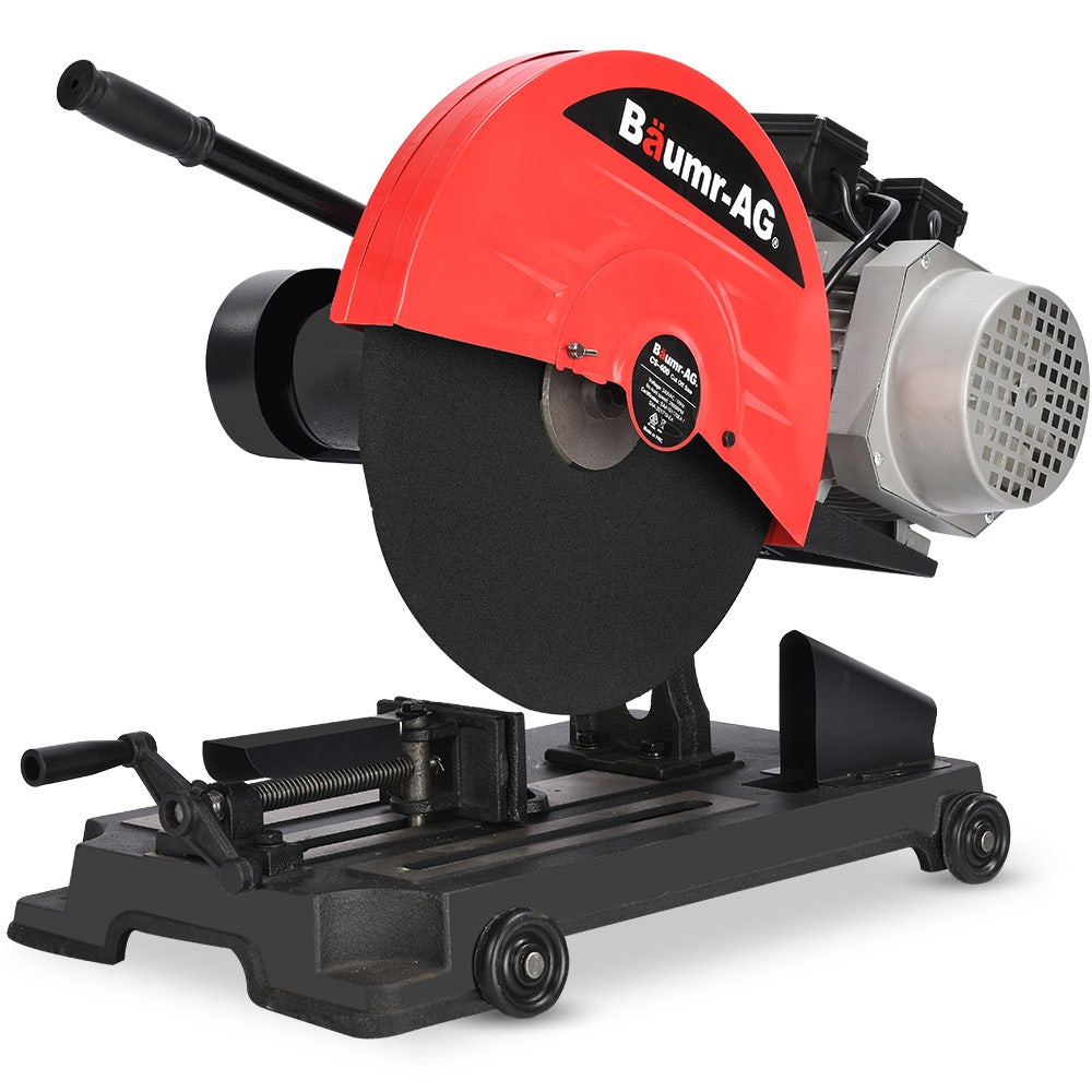 BAUMR AG 2400W 400mm 16 Metal Cut Off Cold Saw Commercial Grade Brushless Motor Soft Start 45 Degree Mitre Chop
