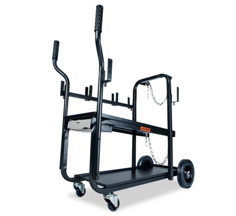 ROSSI Heavy-Duty 160kg Capacity Welding Trolley Cart, with Consumables Case