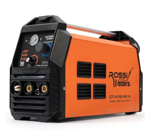 ROSSI CT-416 Portable Inverter Welder and Plasma Cutter 3in1 Multi-function Cut/MMA/TIG Welding