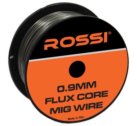 ROSSI 0.9mm 1kg Flux Core Gasless MIG Welding Wire, Self-Shielded, Excellent for Outdoor Use